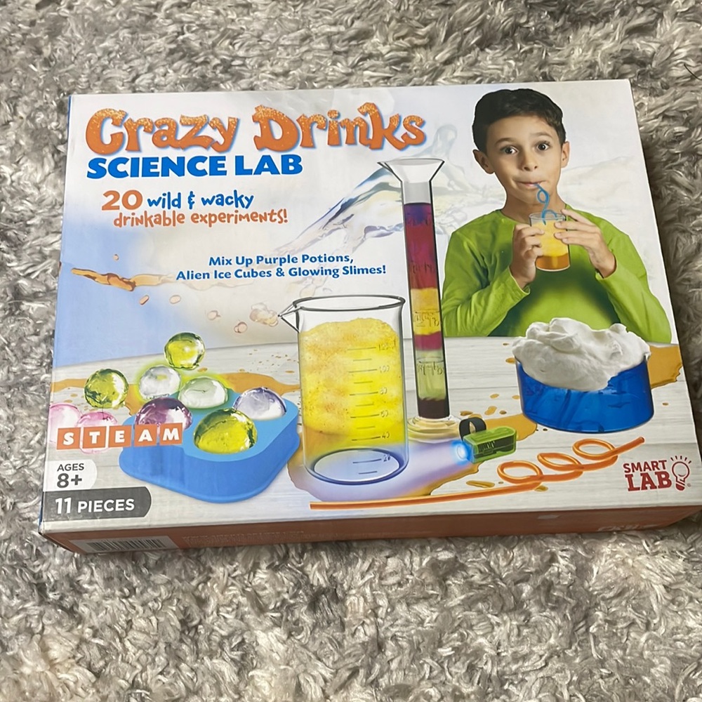 STEAM crazy drinks science lab 20 wild & wacky drinkable experiments!